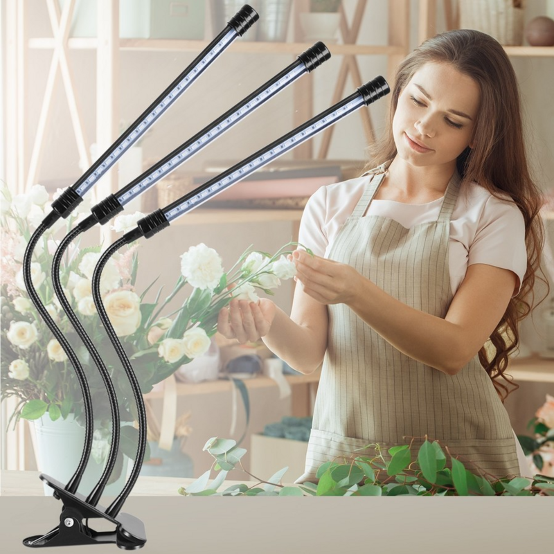 Vnzzo – lampe horticole de croissance LED USB, spectre complet, phytolampe de contrôle pour plantes, semis, fleurs, tente domestique