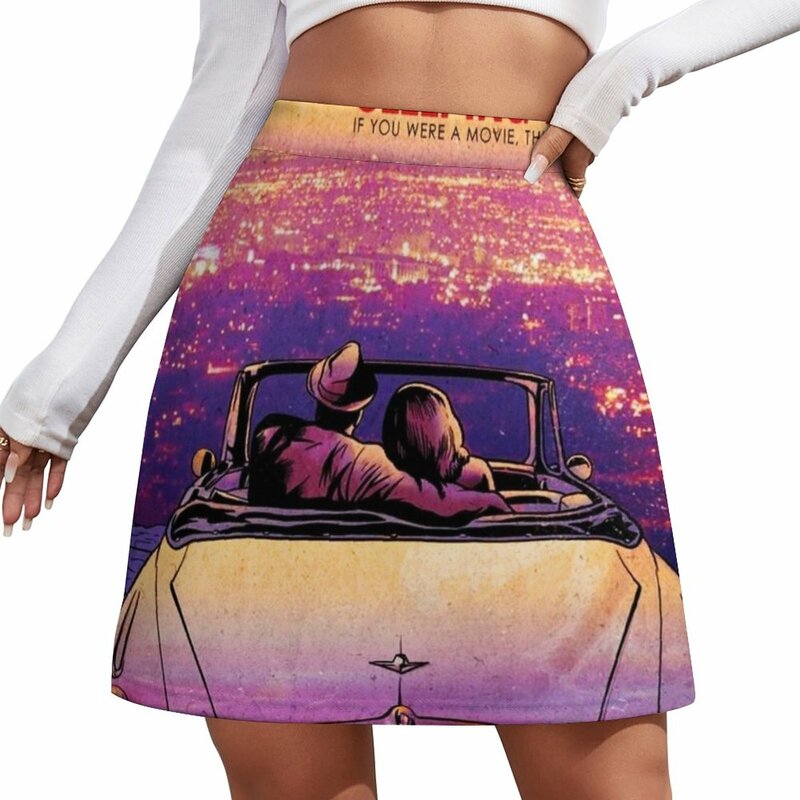 Minifalda para dormir con sirenas para mujer, ropa de película romántica, falda sexy de verano, faldas coreanas, 2023
