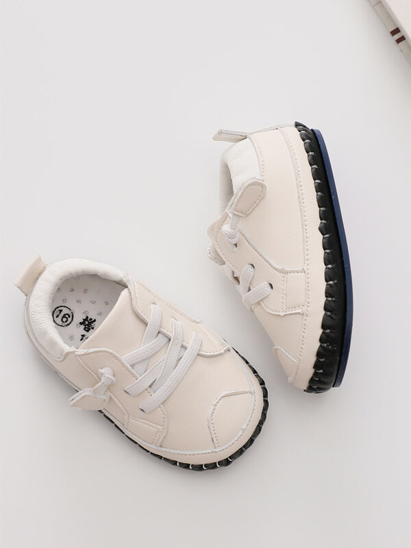 Children's autumn shoes Baby girls' and boys The first step in baby shoes Soft edged leather shoes baby socks shoes baby shoes