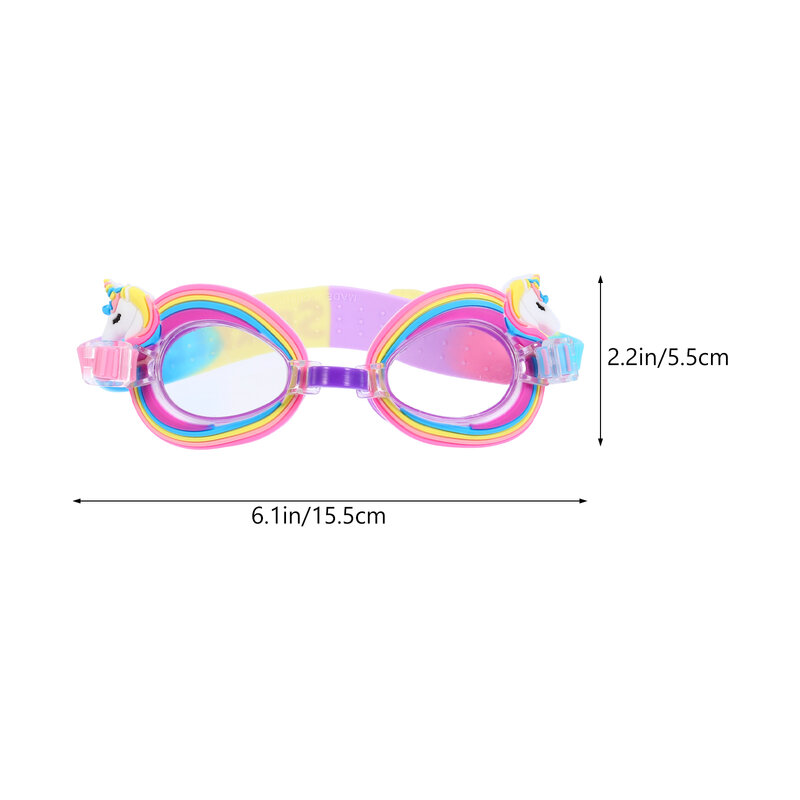 1Pc Mooie Kinderen Uv Bescherming Zwembril Zwembril Anti-Mist UV-Bescherming Verstelbare Zwembril