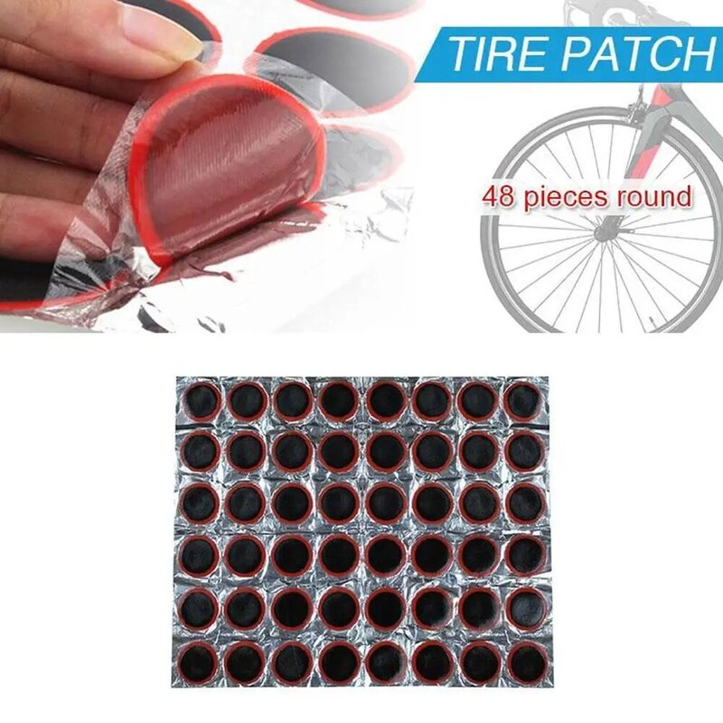48 шт., резиновые накладки для ремонта шин мотоциклов и велосипедов