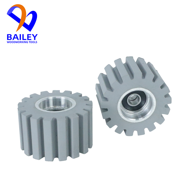 BAILEY 10PCS 54x8x40mm Press Wheel Rubber Roller Transmission Roller for Qingdao Edge Banding Machine Woodworking Tool