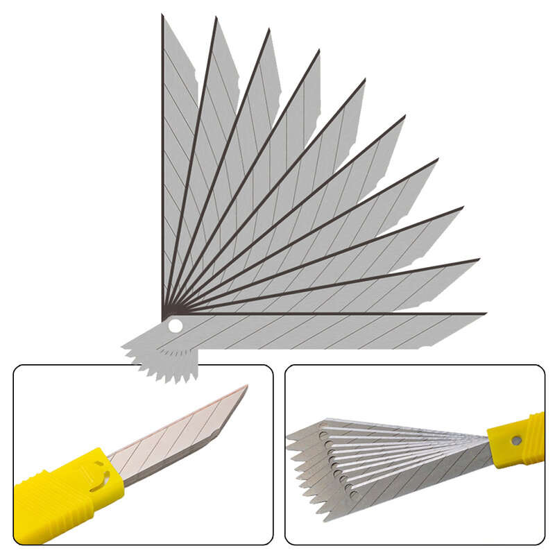 10 pz 30 gradi Art Blade Art Cutter lama di ricambio generale taglio intaglio per il telefono cellulare PCB riparazione utensili manuali