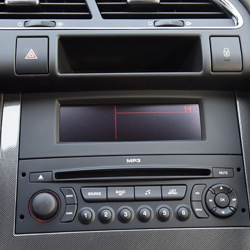 Tipo C tela Shell caso para rádio do carro, quadro multi-função, substituição do gabinete, RD4 CD Player, 1 pc