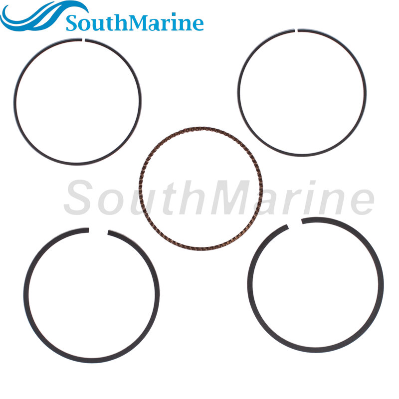 Boat Engine 67C-11603-00 67C-11603-01 STD Piston Ring for Yamaha / F25-05020101 for Parsun HDX 25HP 30HP 40HP, 65mm STD