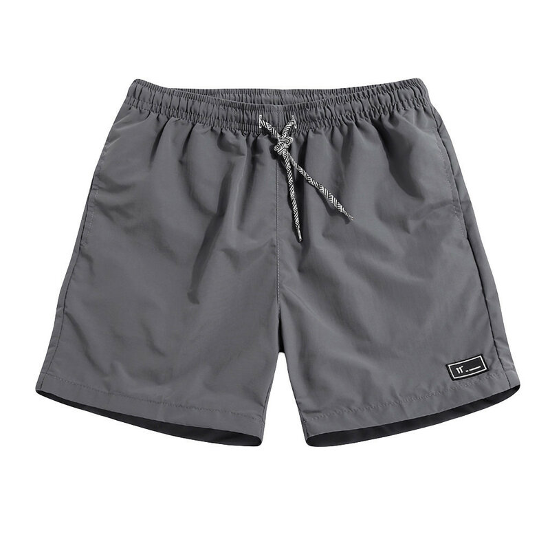 Pantalones cortos de secado rápido para hombre, ropa deportiva informal de talla grande para playa, Spodenki