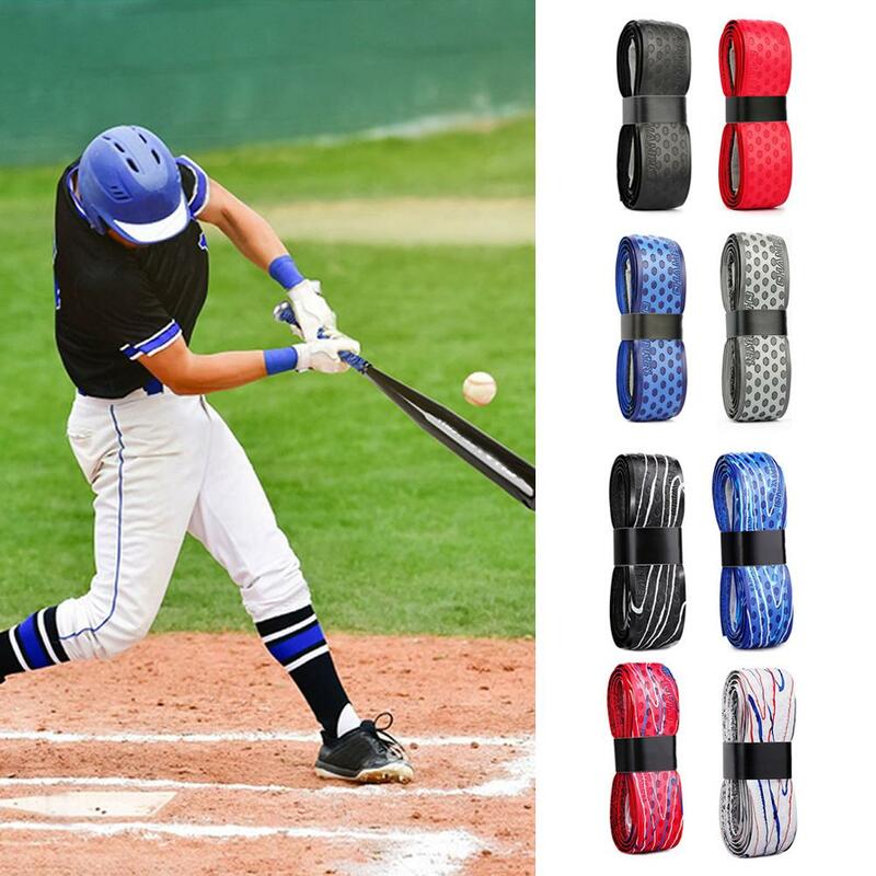 Baseball Grip Tape PU Leather Non-Slip Breathable Over Tennis Tape Overgrips Outdoor Sports Grip Sweatband U7R6