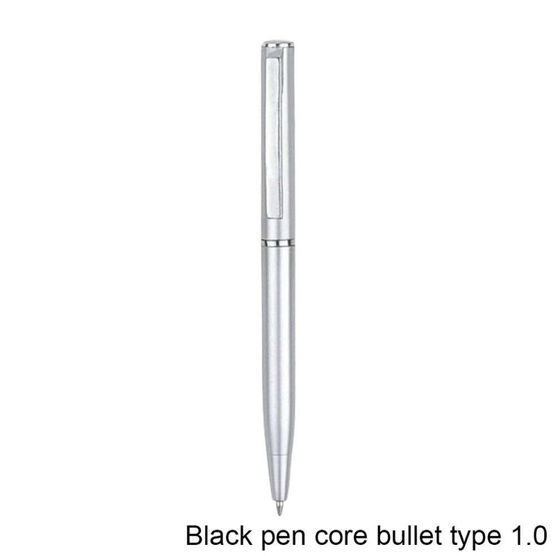 1 buah pulpen logam berkualitas tinggi alat tulis baja tahan karat dan perlengkapan pena menulis hadiah kantor sekolah P1Q0