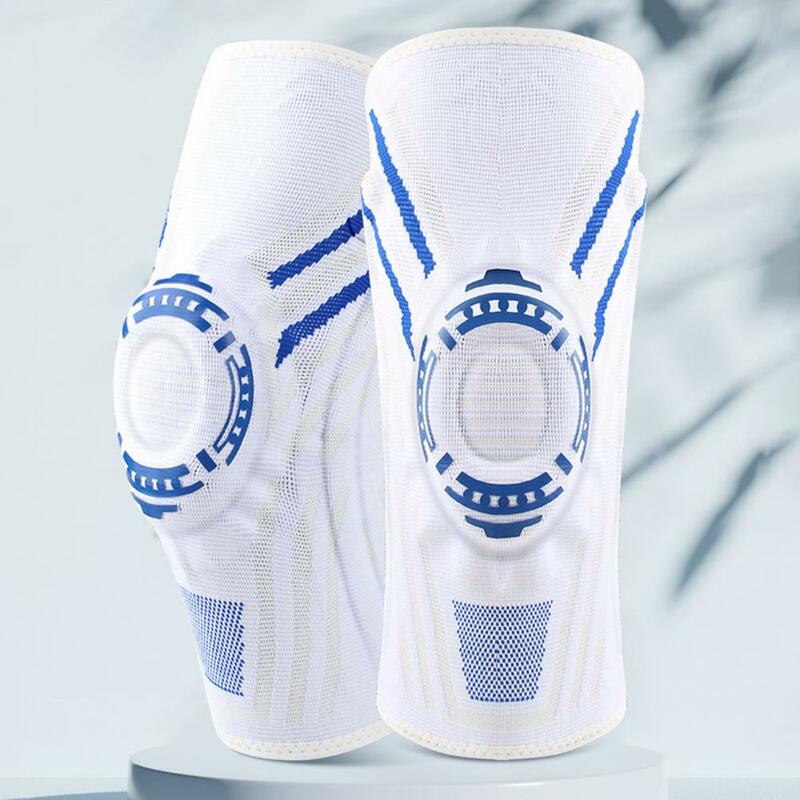 1 Pc Sports Knee Pad Anti-skid Breathable Buffer Elastic Fabric Moisture-wicking Knee Protection Compression Men Women Leg Brace