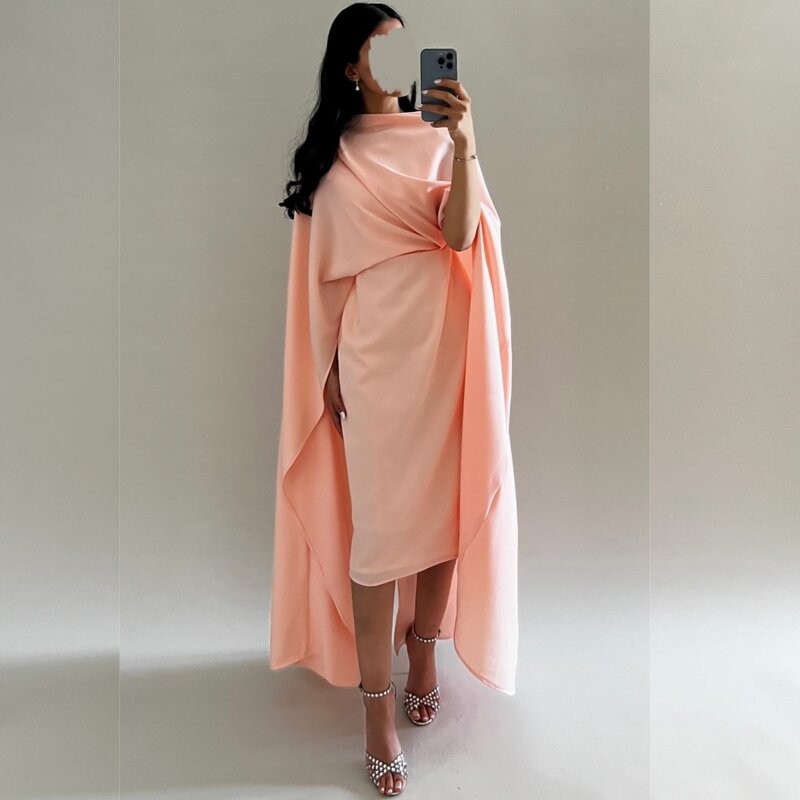 Jiayigong футболка из Саудовской Аравии плиссированная домашняя трапециевидная юбка с высоким воротником платье на заказ миди es