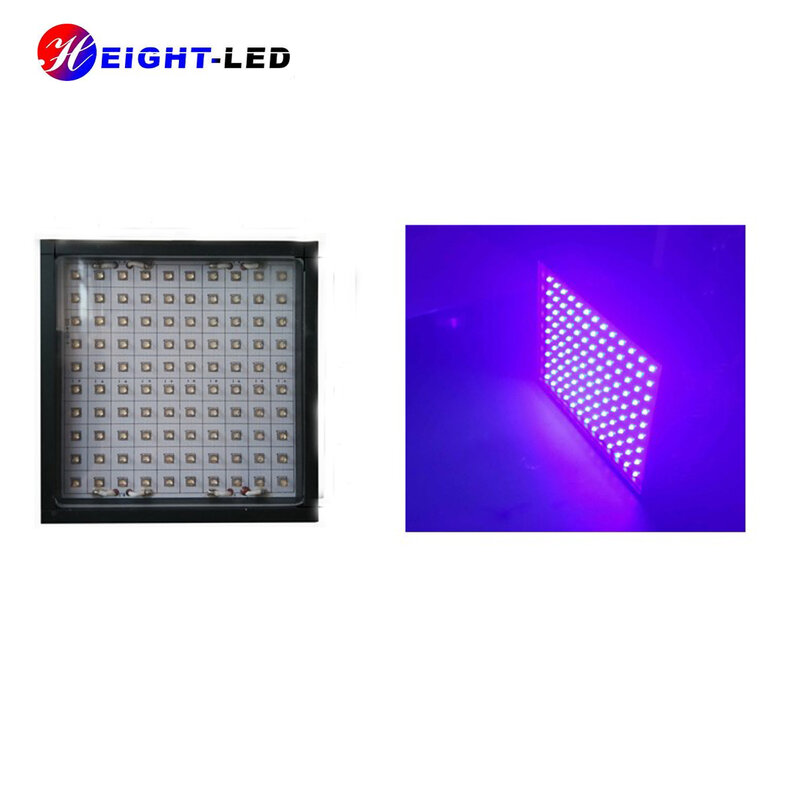 HTLD 고출력 UV LED 영역 경화 램프, 레진 접착제, 고에너지 보라색 LED 조명, 365nm, 385nm, 395nm, 405nm