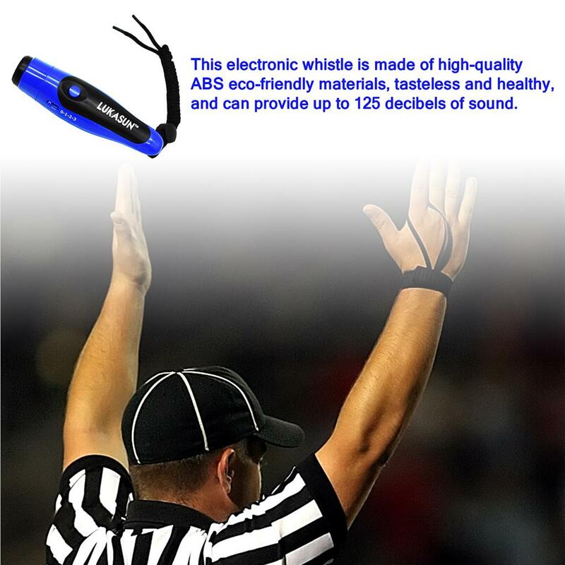 High Decibel Electronic Whistle Basketball Referee Training Tool Three-tone Collection Rechargeable Warning for Outdoor