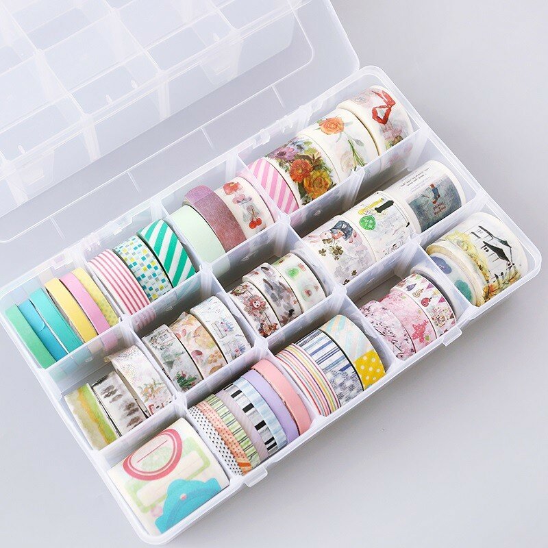 Washi Tape pudełko typu Organizer Storage Masking Tape Desktop Tape Holder Storage
