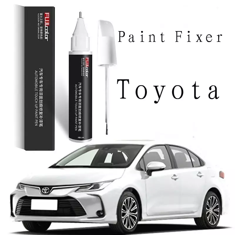 Reparação da pintura do carro Adequado para Toyota, Scratch Pen Touch-up, Corola Levin, Avalon, RAV4, Camry Branco Polonês