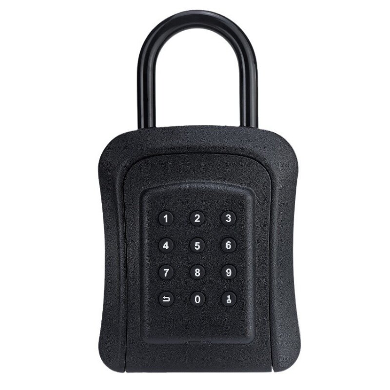 Boîte de verrouillage à clé murale, serrure de sécurité sans clé pour la maison et le bureau, coffre-fort à clés, boîte de rangement secrète, boîte à clés à empreintes digitales