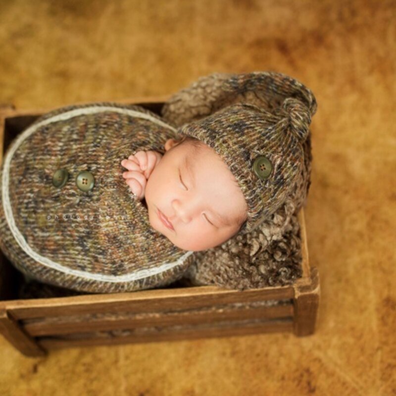 الدعائم التصوير الفوتوغرافي لحديثي الولادة عقال التفاف الصورة تشكل بطانية طفل صور ارتداءها