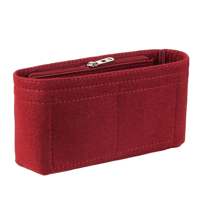 Per Chanel19 borsa con patta borsa con inserto in tessuto di feltro Organizer per borsa da trucco Organizer per borsa interna da viaggio borse per cosmetici