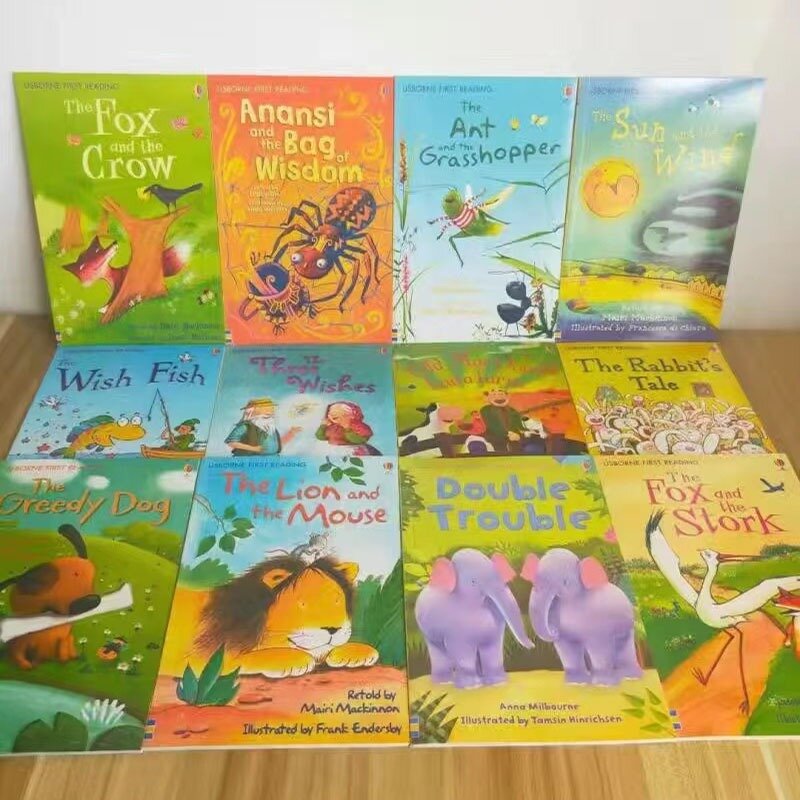50 Books/Set Usborne My First Reading Library English Picture Books Baby Early Childhood Words Learning Gift For Kids New