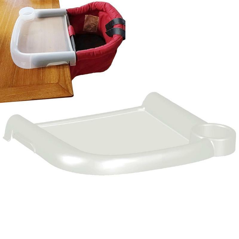 Sedia da pranzo per bambini tavolo da pranzo piatto con bordo profondo Design ABS vassoio per seggiolone crescita per bambini accessori per sedie da pranzo