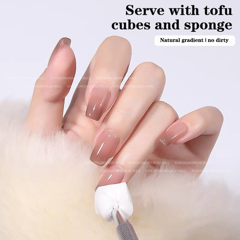 Nail Art spugne artiglio colore sfumato sbavatura spugna pinza lega strass per unghie pinza strumenti per Manicure