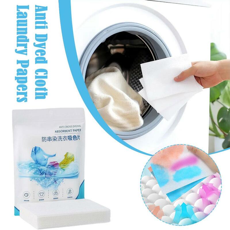 Folha Tablet Detergente Lavanderia, Máquina de lavar roupa Wipe, Tide Color Catcher, Grabber, Pano Bolha, Anti Home, 50Pcs