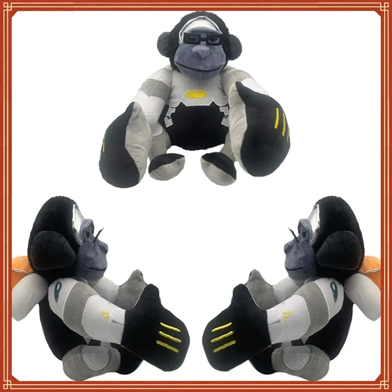 Новое поступление 2023, Мягкая Плюшевая Кукла Winston Overwatch Winston Gorilla, милая плюшевая кукла, подарок для детей на день рождения, Рождественский подарок