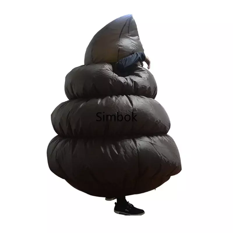 Inflatable Costume for Cosplay Party Halloween Christmas Carnival Poop Funny Clothing Suit Adult Men Women