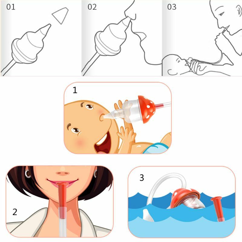 Практичный очиститель носа для новорожденных, аспиратор для носа, инструмент для ухода за носом младенцев