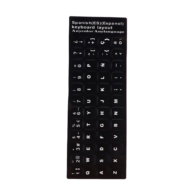Autocollants de disposition de clavier d'ordinateur portable, film de protection de clavier d'ordinateur de bureau, portugais, Suède, 18x6.5cm