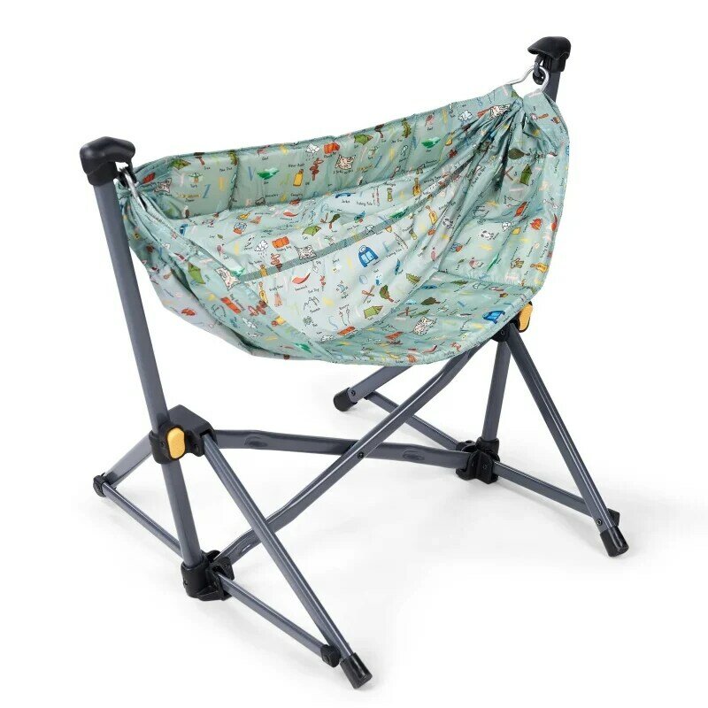 Ozark trail-cadeira de rede, cadeira de nylon multicolorida, 29,7 w x 23 l