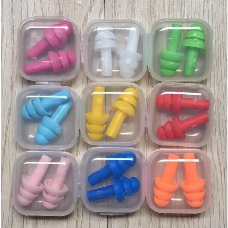 Soft Silicone Ear Plugs Insulation Ear Protection Earplugs Anti Noise Snoring Sleeping Plugs For Travel Noise Reduction
