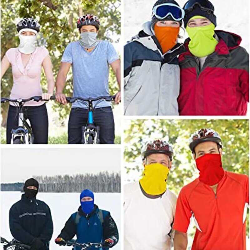 Ski Mask For Men Full Face Mask Balaclava Black Ski Masks Covering Neck Gaiter Protective Head Cover For Motorcycles