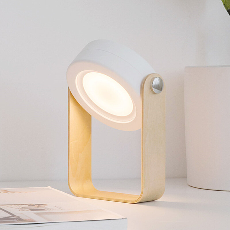 Lampu malam meja LED kreatif, lampu lentera LED baru, lampu meja pelindung mata lipat, lampu Usb, lampu rumah unik, lampu suasana, lampu malam kreatif