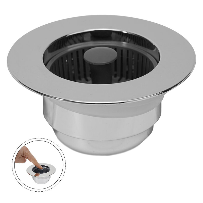 Solve Sewer Blockage and Odor  ABS Sink Drain Strainer Plug for Kitchen  PopUp Filter to Protect Pipes and Keep Kitchen Clean