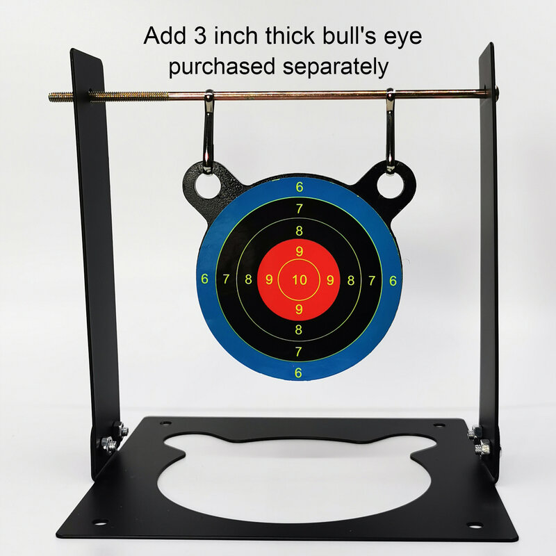 Target Trainer 10cm Steel Bear Shape parti Creative portatile durevole Outdoor Bear Hanging Target Shooting Target