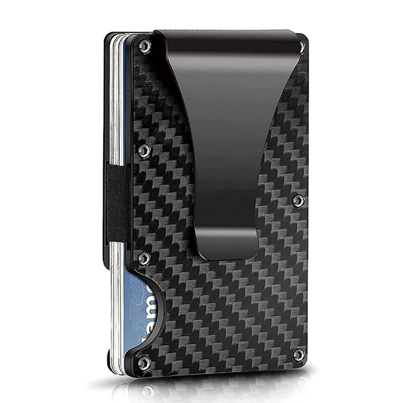 Fermasoldi per portafoglio di carte da uomo fascia di lusso con e senza Clip Airtag accessorio Air Tag per portafoglio cinturino elastico in contanti