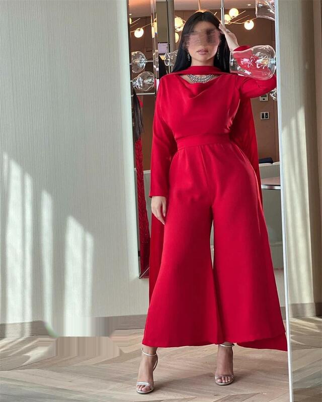 Vestido de noite feminino linha A, vestidos de baile, Arábia Saudita, vestido formal OcPassion, lantejoulas, comprimento do tornozelo, Charmeuse Paillette, 2021