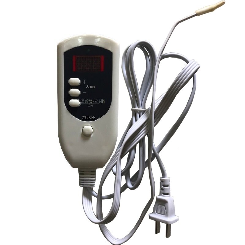 Contrôleur de température de couverture électrique avec interrupteur de réglage de l'heure, affichage numérique, thermostat électronique intelligent