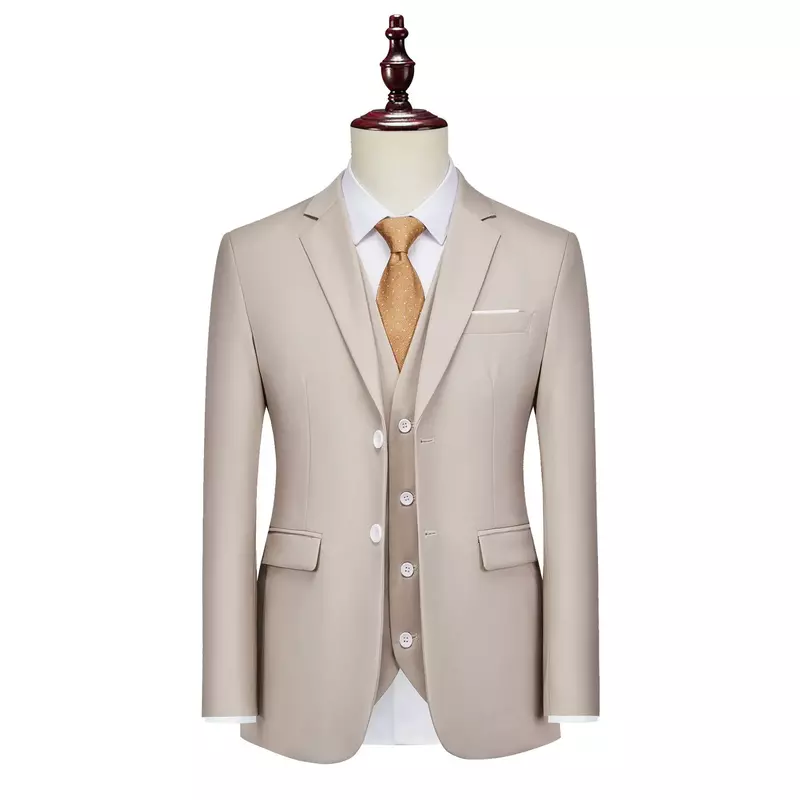 Jaket jas dua kancing gaya Korea pria wei1981 formal