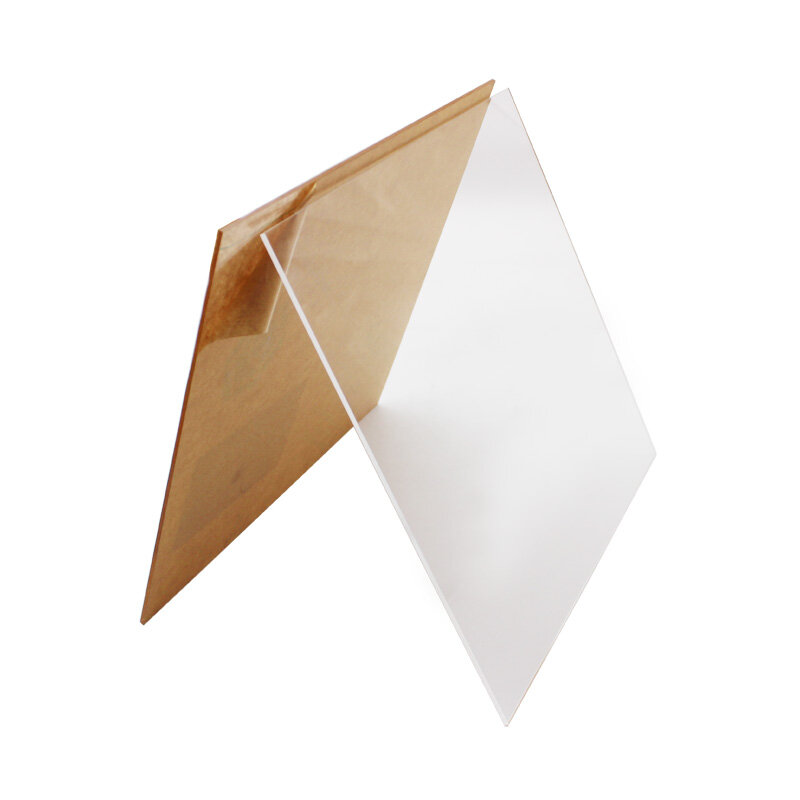 Plaque en feuille de plexiglas acrylique moulé transparent, 1mm, 2mm, 3mm, 4mm, 5mm, 6mm, 8mm, 10mm, 15mm, 20mm