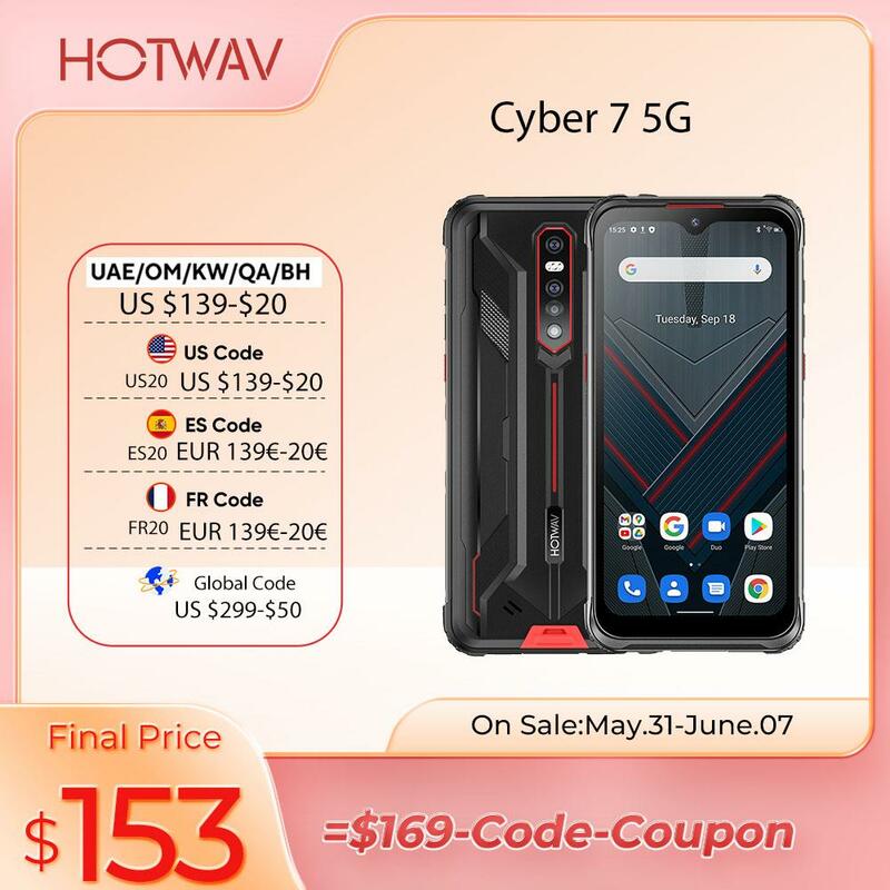 TWAV-Smartphone Cyber 7 5G, Version Globale, 6.3 Pouces, FHD FCC, 8 Go 128 Go, 8280mAh, 20MP Vision Nocturne, Android, Caméra 48MP, NDavid Étanche