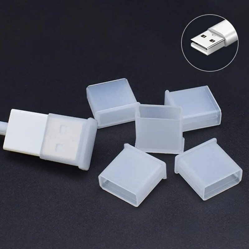 Usb Plug Cover Anti-stof Beschermende Usb Flash Drives Pe Mini USB-A Beschermhoes Voor U Disk