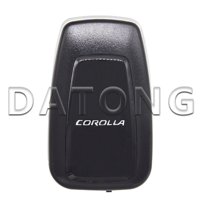 Datong World Car Key Shell Case pour Toyota Prius Camry CorTrustC-HR CHR RAV4 Prado Remplacement Smart Card Housing Cover