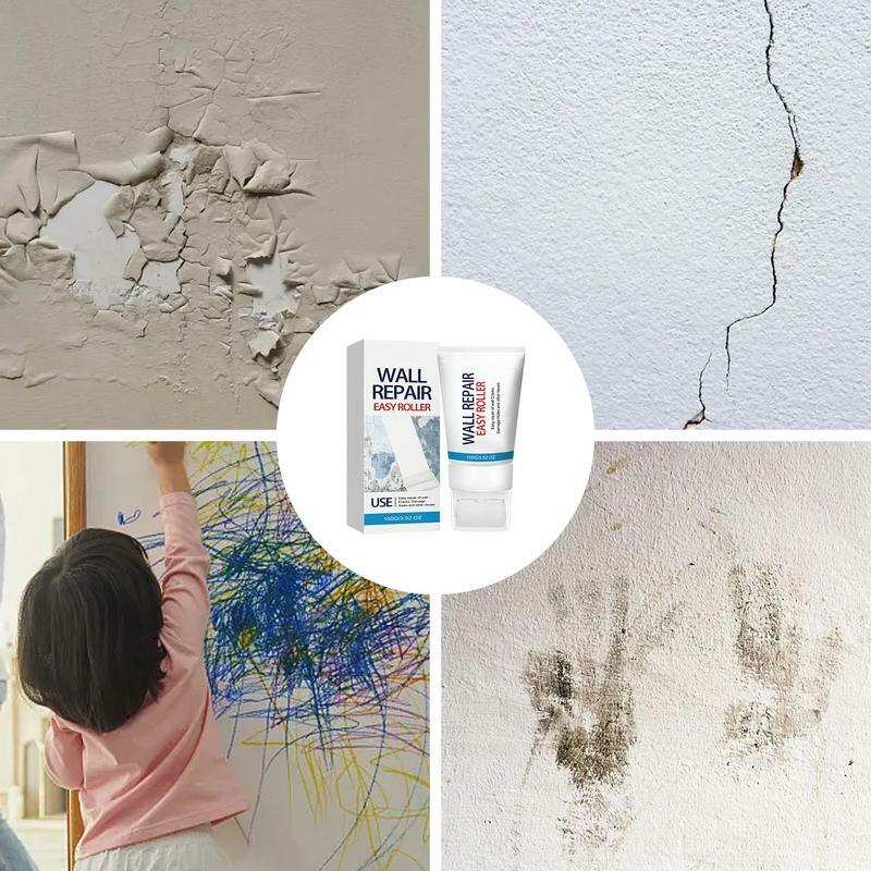 Metope 100g rol cat grafiti lingkungan, sikat perbaikan Dinding kering DIY rol mudah memperbaiki dinding