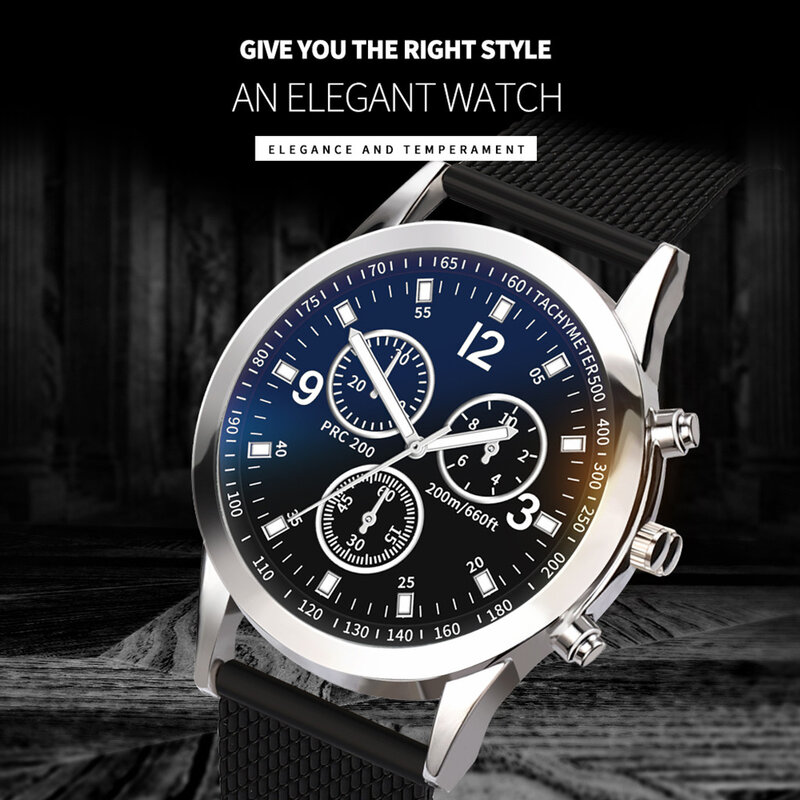 Uhr für männer luxus casual uhren quarzuhr zifferblatt bracele uhr relojes para hombre wallain