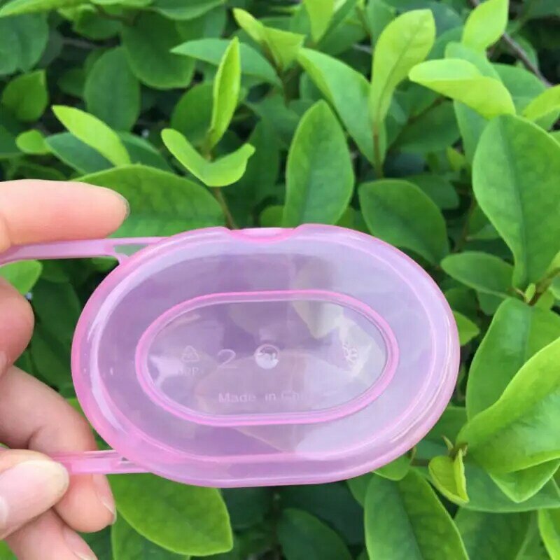 Kotak penanda mulut lebar portabel tidak ada bau khas kotak penyimpanan produk bayi dot kotak puting tas penyimpanan puting