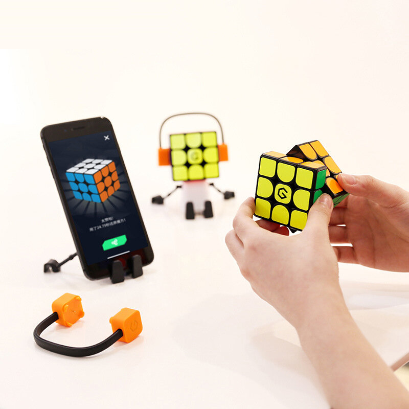 Giiker-i3SE Cubo Mágico Super Inteligente para Crianças, Brinquedos Educativos, Cubos Mágicos, Magnético, Bluetooth, App Sync, 3x3x3, AI