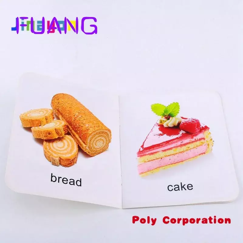 Custom  Jinayon New Custom and Supply 3d Picture Printing Baby Memory Board Book for Child Education
