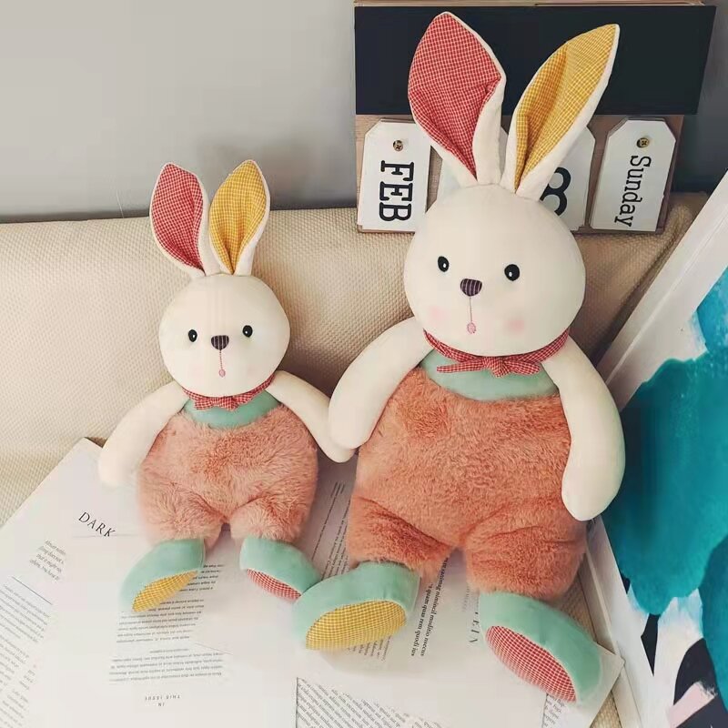 28/40cm Cute Rabbit Plush Toys Kawaii Stuff Amin Goose Dolls Big Bear Hug Pillow PELUCH Gifts Toy For Children Kids Sleepy Dolls