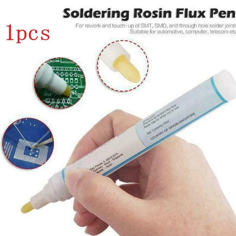 10ml KS-951 KS-186 Rosin Type Flux Pen No Clean Electronic Component Flux Lead Free Solder Soldering PCB FPC Boards SMT SMD